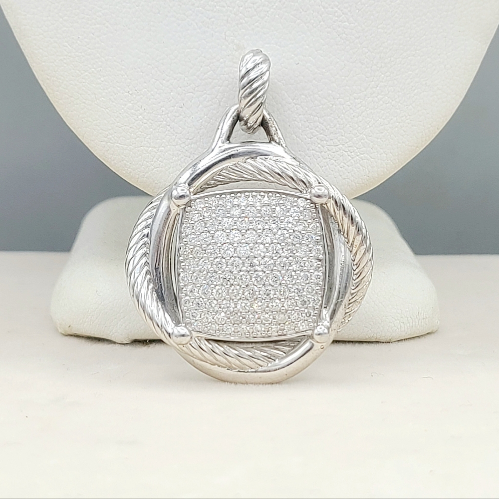 David Yurman Infinity Large Pendant With Diamonds